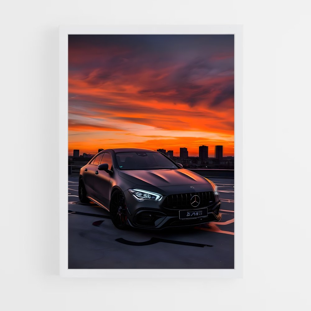 Poster AMG Noir Élégance – affiche Mercedes (vue 3)